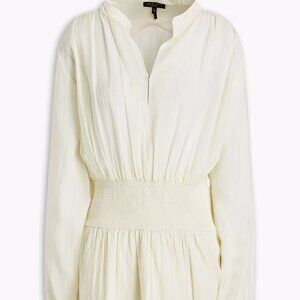 Rag&Bone Calista Shirred Gathered Gauze Dress - Size M